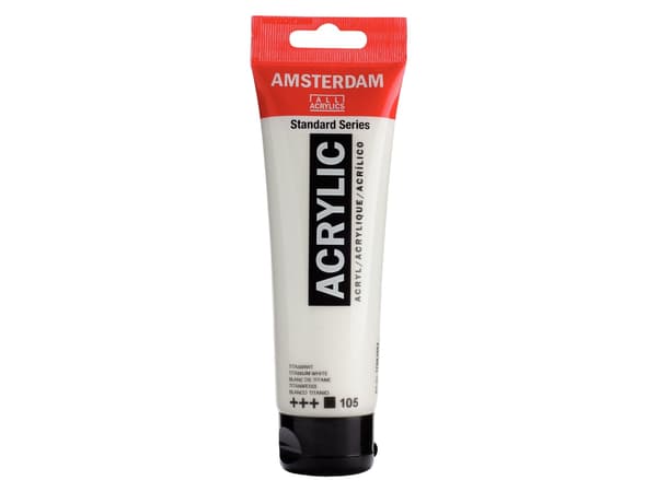 Amsterdam Standard Series akrylrör Titanium White 105
