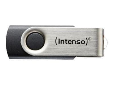 Intenso Basic Line - USB flash-enhet - 64 GB - USB 2.0 - svart, silver