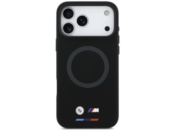 BMW M Silicon Logo MagSafe Case for iPhone 17 Pro Max - Black