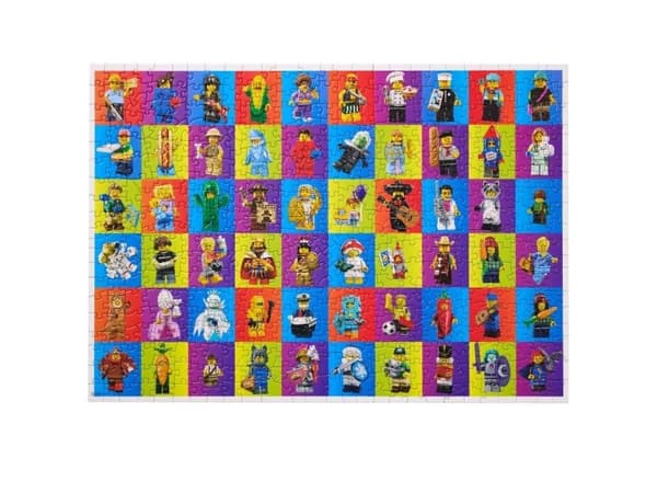 LEGO Minifigures Collage 1 puslespill 500 brikker