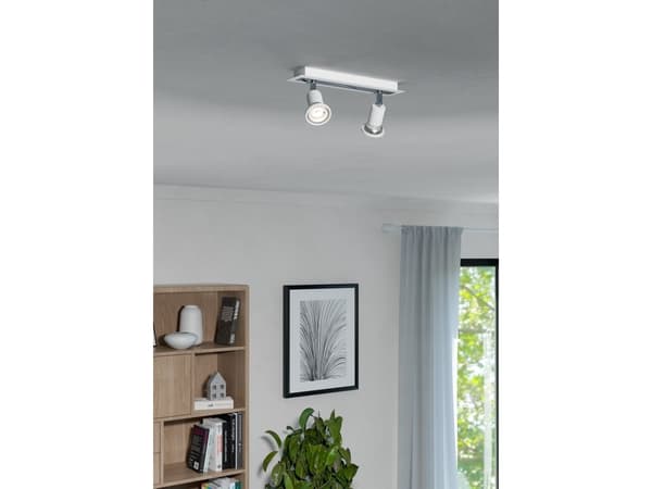 EGLO Sarria spot 2L hvit/krom