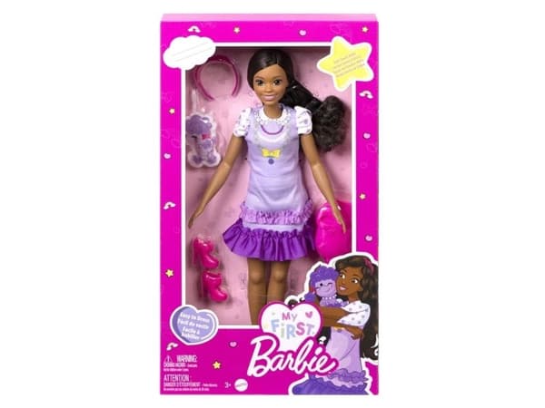 Barbie My First Barbie Core-nukke Musta