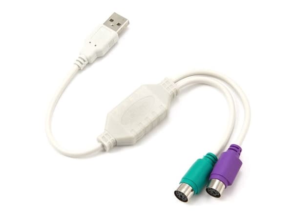 Gembird UAPS12 - Adapter för tangentbord/mus - USB
