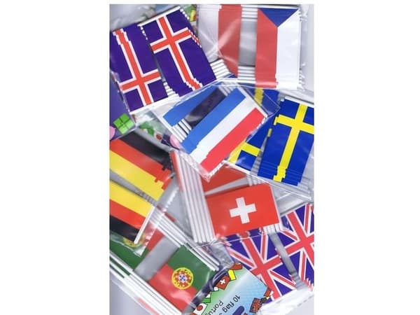 Udenlandske kageflag