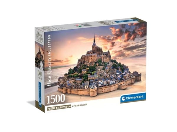 Pussel HQC The Mont Saint Michel Risin, 1500 bitar