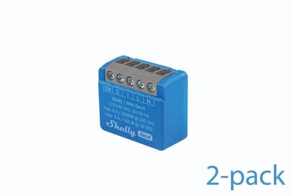 Shelly 1 Mini Gen4 2-pack