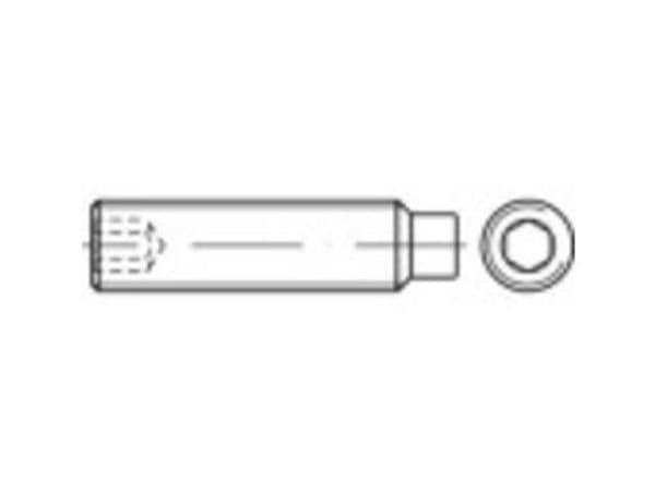 TOOLCRAFT gjengekran M3 12 mm rustfritt stål A1, A2 50 stk