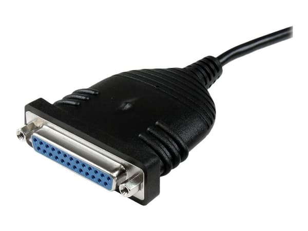 StarTech.com 6 ft / 2m USB to DB25 Parallel Printer Adapter Cable - 2 Meter USB to IEEE-1284 Printer Cable - USB A to DB25 M/F (ICUSB1284D25) - Par...