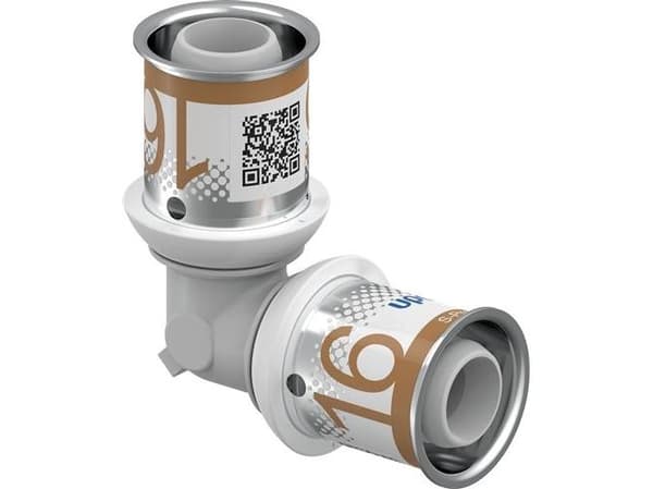 Uponor S-Press PLUS pressvinkel 90° PPSU 16 mm