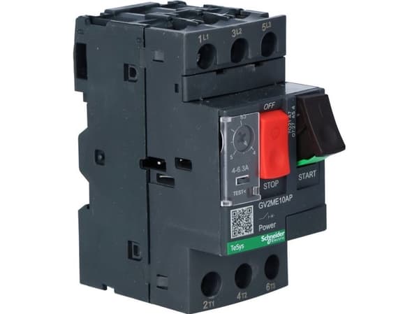 Magnetisk-termisk motorstrømbryter 4,0-6,3A PL GV2ME10AP