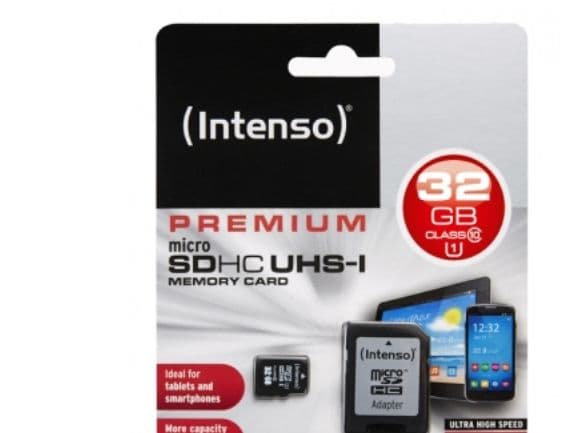 Intenso Premium - Flashminnekort (microSDHC til SD-adapter inkludert) - 32 GB - UHS Class 1 / Class10 - microSDHC UHS-I