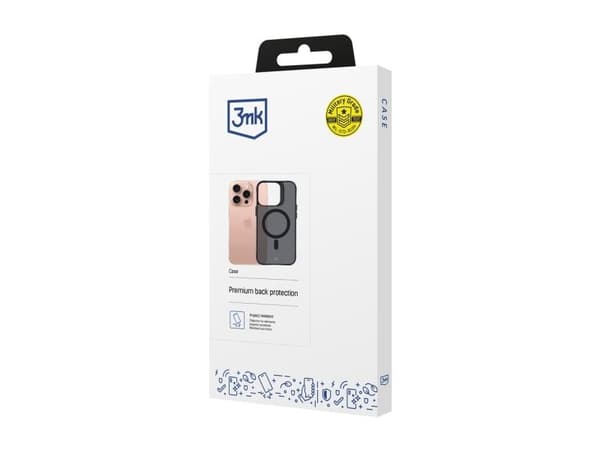 3MK MagCase mobilskydd Smoke för Apple iPhone 12 Pro Max