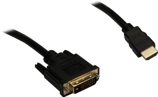 Inter-Tech KT-150D, RJ-45, DVI-D, Hunstik, Sort, 280 g, 1 stk