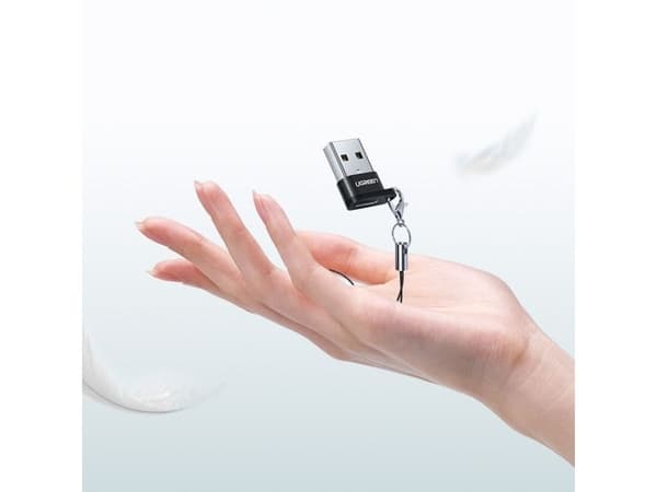 USB-adapter Ugreen US280 USB-A till USB-C, svart (50568)