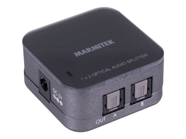 Marmitek Split TS12 - Ljudsplitter - 2 x TOSLINK - skrivbordsmodell