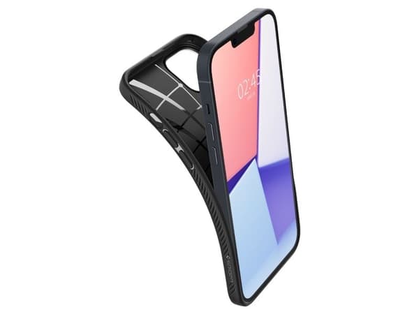 Spigen Liquid Air iPhone 14-skal - matt svart