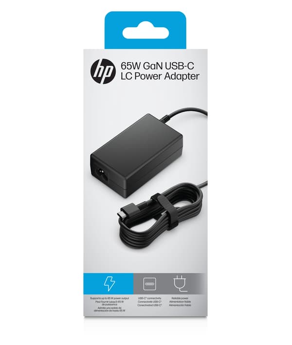 HP 65W GaN USB-C LC Power Adapter