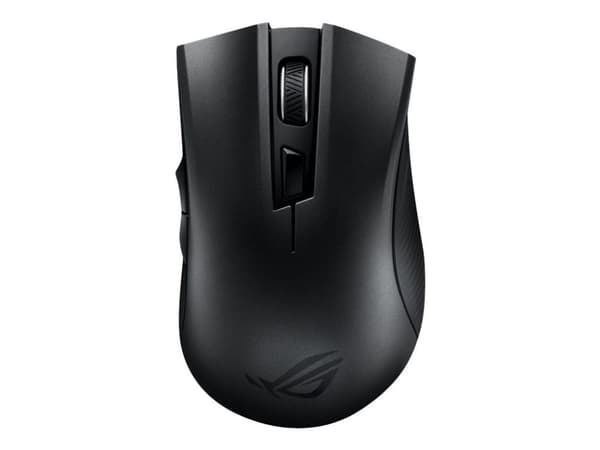 ASUS ROG Strix Carry, Oikeakätinen, Optinen, RF Wireless + Bluetooth, 7200 DPI, Musta