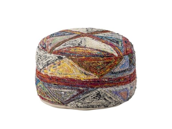 Bloomingville CREATIVE COLLECTION Torano puff, flerfarget, bomull