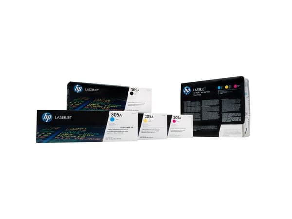 Lasertoner hp 305a ce412a, 2 600 sidor, gul