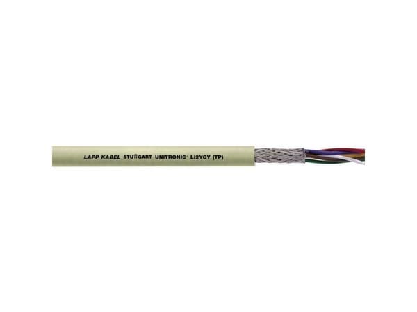 LAPP 31371-100 Datakaapeli UNITRONIC® Li2YCY (TP) 2 x 2 x 0,25 mm² Grå 100 m