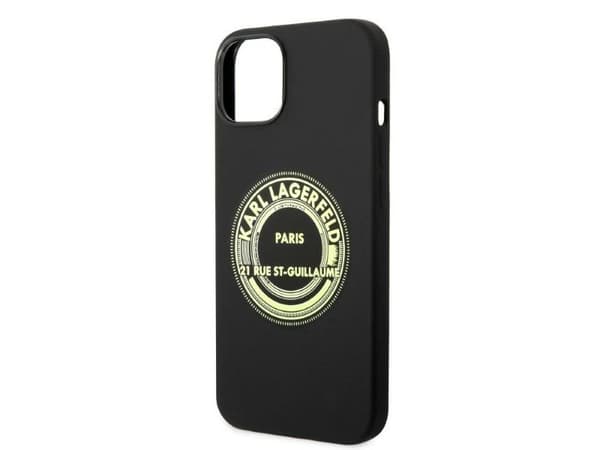 Karl Lagerfeld KLHCP14MSRSGRCK iPhone 14 Plus 6,7" kovakotelo - sort/ sort silikone RSG