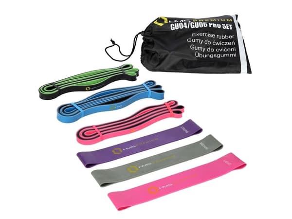 HMS Premium Training Rubber Set GU04/06 Ammattilaiskumisarja (Pro Set)