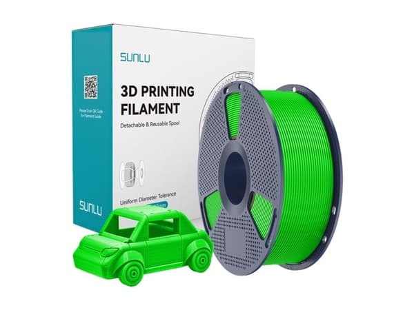 Sunlu PETG-filament 1,75 mm 1 kg (grønn)