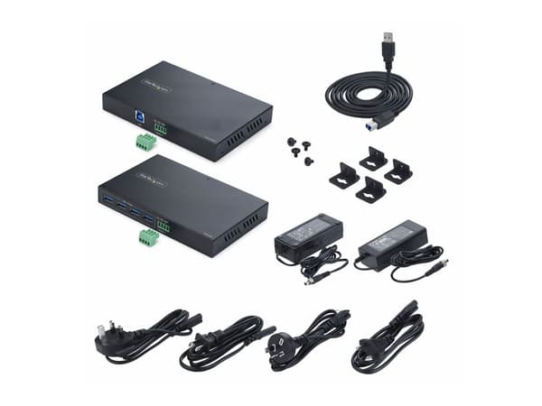 Startech - USB-utvider - USB 3.0 - over CAT 6a/7/8 - 4 porter - opp til 100 m - TAA-samsvar