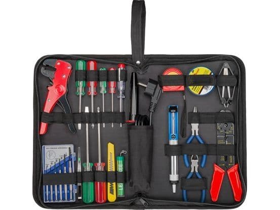 Fixpoint tool set with soldering iron/20-piece set/45243