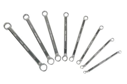 BRÜDER MANNESMANN M 140-08DIN, Kromvanadiumstål, Rustfritt stål, Krom-vanadium, Rustfritt stål, 8 stykker