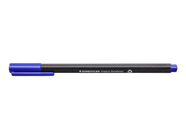 STAEDTLER triplus - Fineliner - blå - vattenbaserat bläck - 0.3 mm - superfin
