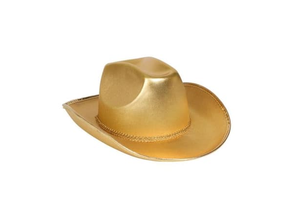 Kultainen cowboy-hattu