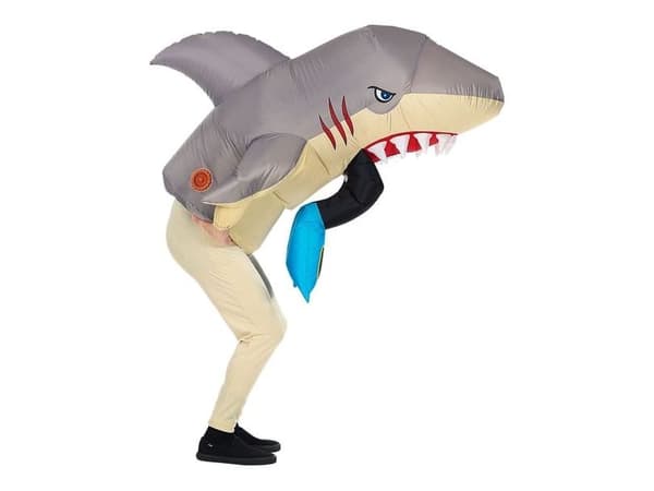 Shark Attack uppblåsbart kostym