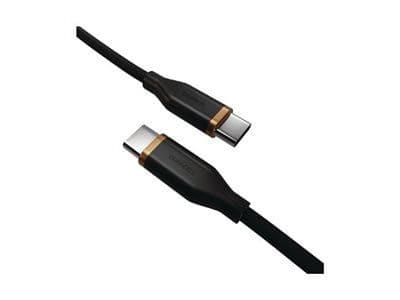 Duracell - USB-kabel - USB-C (hann) til USB-C (hann) - 2 m - opp til 100W ladekraft