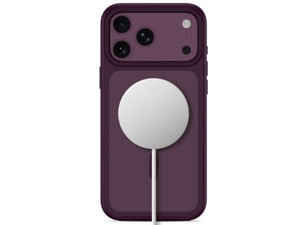 Tech-Protect Magmat Magsafe CC Case for iPhone 18 Pro / 17 Pro - Burgundy Matte