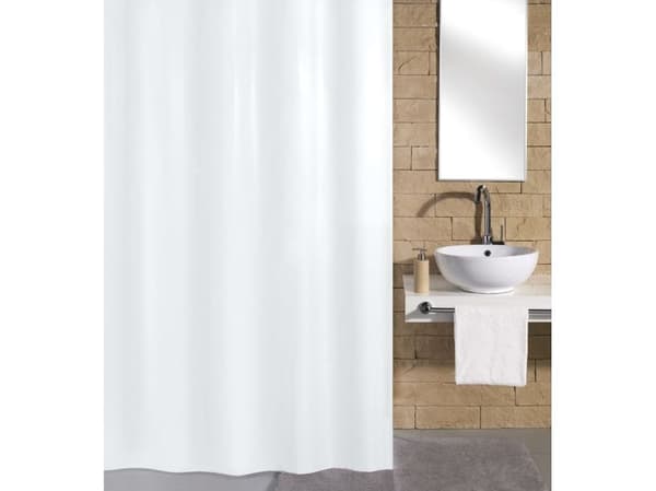 KLEINE WOLKE KITO DUSCHDRAPERI 180X200 VIT POLYESTER