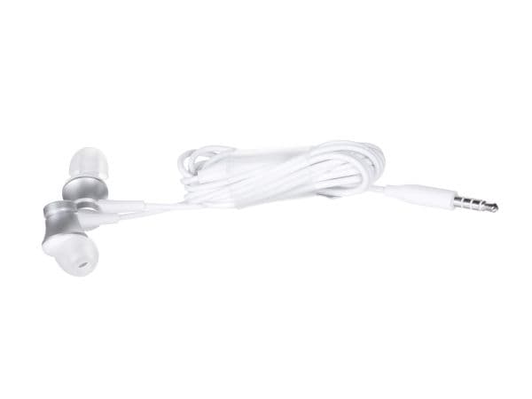 Xiaomi MI Basic - Ørepropper med mikrofon - i øret - kablet - 3,5 mm jakk - sølv