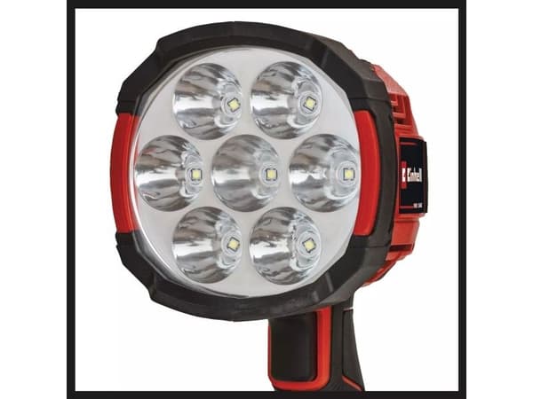 Einhell TE-CL 18/2500 LiAC-solo, LED, 7 ampuller, Sort, Rød - SOLO