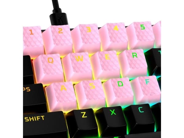 HyperX - Tastehettesett - rosa