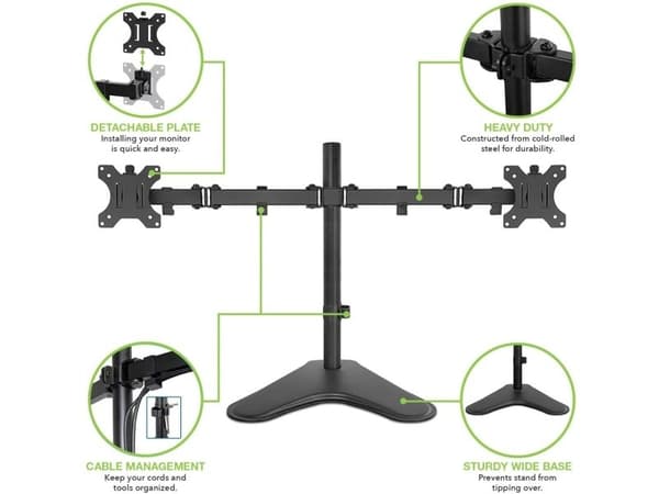 Techly skrivebordsstativ for skjerm 13" - 32" (ICA-LCD 2524)