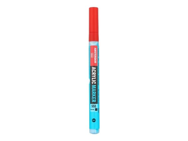 Amsterdam Acrylic Marker 2 mm Sky Blue Light 551