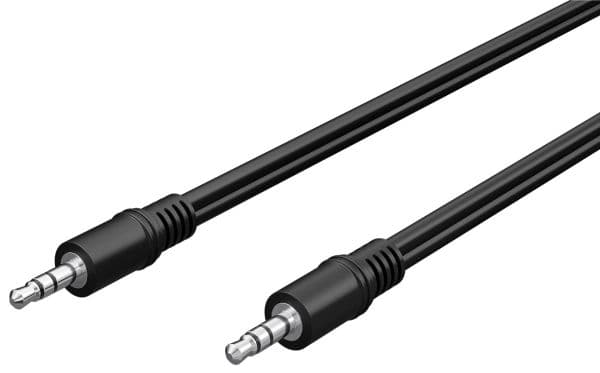 Goobay 50090, 3.5mm, Hankjønn, 3.5mm, Hunkjønn, 5 m, Sort