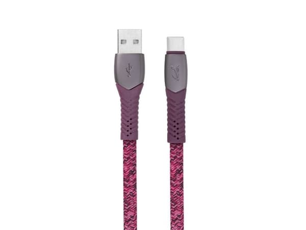 Rivacase PS6102 RD12, 1,2 m, USB C, USB A, USB 2.0, 0,48 Gbit/s, punainen