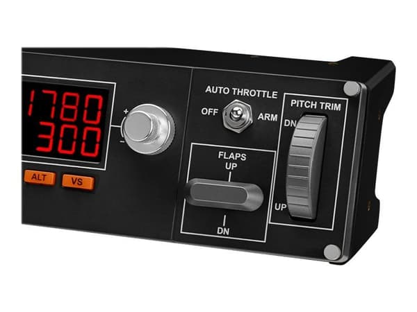 Logitech Multi Panel - Instrumentpanel till flygsimulator - kabelansluten - för PC
