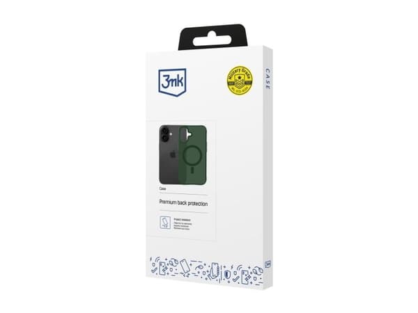 3mk Smoke MagCase for iPhone 17 - Green-Translucent