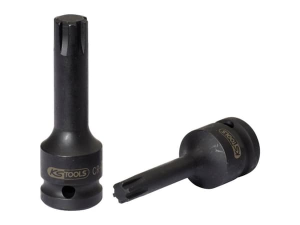 KS Tools 911.0941, Kraftpipe, 1 hoder, 1/2", Krom-molybden, 25 mm, 75 mm