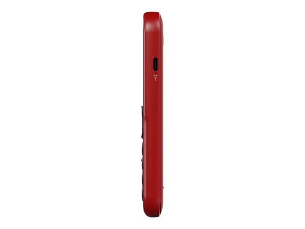 Doro Leva E10, Perusmalli, Yksittäinen SIM, 6,1 cm (2.4"), 0,3 MP, 1150 mAh, Punainen