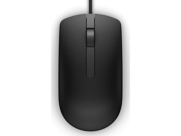 Dell MS116 - Mus - optisk - 2 knapper - kablet - USB - lajittelu - lajittelu