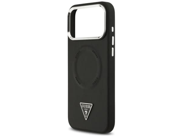 Etui Guess Triangle Logo MagSafe do      iPhone 17 Pro Max czarny